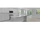Modern kitchen with white cabinets, stainless steel appliances, and a center island at 135 Lilac Grove Way, Summerville, SC 29486