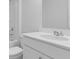 Clean bathroom with white cabinets, quartz countertop, brushed chrome faucet, and bath/shower combo at 139 Lilac Grove Way, Summerville, SC 29486