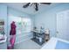 Bright spare room, with a sewing machine, mannequin, and nice natural light at 1401 Elm Hall Cir, Summerville, SC 29483