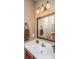 Bathroom with a vanity, decorative mirror, and neutral decor at 1409 Bloomingdale Ln, Mount Pleasant, SC 29466