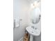 Clean powder room with modern vessel sink, updated faucet and fixtures at 145 Pier View St # 214, Daniel Island, SC 29492