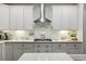 Modern kitchen with sleek countertops, stainless steel appliances, and stylish white cabinetry at 148 Longdale Dr, Summerville, SC 29483