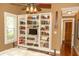 Bedroom offering built-in shelving and a convenient doorway to other areas of the home at 152 Mansfield Blvd, Charleston, SC 29418