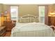 A comfy bedroom features a bed, two windows, and wooden dressers at 152 Mansfield Blvd, Charleston, SC 29418