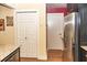Well-lit kitchen with stainless refrigerator, and storage at 152 Mansfield Blvd, Charleston, SC 29418