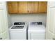 Laundry area features appliances and built-in cabinets at 152 Mansfield Blvd, Charleston, SC 29418
