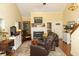 Living room with fireplace, television and rocker at 152 Mansfield Blvd, Charleston, SC 29418