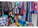 Walk-in closet offering ample storage with clothing racks and shelves for organization at 173 Southport Dr, Summerville, SC 29483