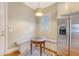 The kitchen nook features stainless steel appliances, custom bench seating, and a decorative light fixture at 183 Civitas St, Mount Pleasant, SC 29464