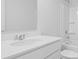 Bright bathroom featuring single vanity with white countertops at 201 Terrace View Dr, Summerville, SC 29486