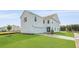 Home exterior with garage, patio and neatly manicured lawn at 201 Terrace View Dr, Summerville, SC 29486