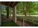 Screened porch with views of the lush greenery, and trees at 2011 N Highway 17 # 1400B, Mount Pleasant, SC 29466