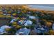Aerial view of the neighborhood shows marsh views and deep-water access at 222 Haddrell St, Mount Pleasant, SC 29464
