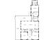 Detailed floor plan showcasing the layout of the first floor with dimensions of each room at 222 Haddrell St, Mount Pleasant, SC 29464
