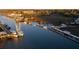 Beautiful harbor featuring a variety of recreational boats and deep water access at 222 Haddrell St, Mount Pleasant, SC 29464