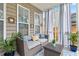 Inviting screened-in patio with comfortable seating and lush plants, creating a relaxing outdoor oasis at 234 Cameron St, Summerville, SC 29486