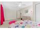 Bright bedroom with a ceiling fan, natural light, and a colorful, playful design perfect for a space at 252 Island Green Rd, Goose Creek, SC 29445