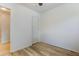 Simple bedroom features a closet, light wood floors, and neutral white paint at 402 Pine Bluff Dr, Summerville, SC 29483