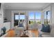 Bright living area features comfortable seating and abundant natural light with ocean views at 4303 Sea Forest Dr, Kiawah Island, SC 29455