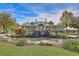 The clubhouse features a scenic waterfall, creating an inviting atmosphere for gatherings and events at 4831 Carnoustie Ct, Summerville, SC 29485