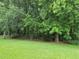 Lush backyard featuring mature trees and manicured lawn, providing a serene and private setting at 605 Pointe Of Oaks Rd, Summerville, SC 29485