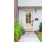 Charming home entryway with a light-filled glass-paneled door at 705 Williamson Dr # C, Mount Pleasant, SC 29464