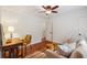 Comfortable sitting room featuring wood floors, a sofa, and a desk at 705 Williamson Dr # C, Mount Pleasant, SC 29464