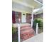Inviting front entrance featuring brick steps and a freshly painted front door with red shutters at 710 Gadsden Loop, Walterboro, SC 29488
