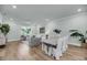 Bright living room with open concept design and view of dining room at 7413 Indigo Palms Way, Johns Island, SC 29455
