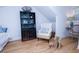 Charming bedroom with hardwood floors, comfortable seating, and unique decorative accents at 760 Natchez Circle Cir, Mount Pleasant, SC 29464