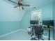 Bright office features a window providing natural light and a computer desk and computer chair at 810 Highway 61, Ridgeville, SC 29472