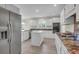 Kitchen with white cabinets, granite countertops, stainless appliances, and a center island at 919 Overview Ct, Mount Pleasant, SC 29464