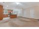 Open-concept living area featuring a kitchen with stainless steel appliances at 9646 Scarborough Ct, Summerville, SC 29485