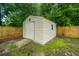 Backyard storage shed, great for lawn equipment and tools at 105 Glebe Rd, Summerville, SC 29485