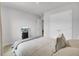 Inviting bedroom features a comfortable bed, a television, and a double door closet at 105 Oast Ln, Summerville, SC 29485