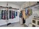 Spacious walk-in closet with ample storage, hanging racks, and shelving at 105 Oast Ln, Summerville, SC 29485