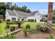 Beautiful one-story home with attractive landscaping, mature trees, and a well-maintained lawn at 1445 Ashley Gardens Blvd, Charleston, SC 29414
