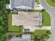Aerial view of home showcasing roof, backyard, landscaping, and surrounding neighborhood at 1489 Red Tide Rd, Mount Pleasant, SC 29466