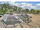 Community playground structure with climbing wall and cannon features, a perfect place for  at 1489 Red Tide Rd, Mount Pleasant, SC 29466