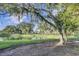 Picturesque pond view with a tree swing and beautiful home in the background at 1489 Red Tide Rd, Mount Pleasant, SC 29466