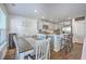 Dining area adjacent to the kitchen offers great views of the backyard, and access to kitchen island at 163 Spencer Cir, Summerville, SC 29485