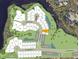Aerial view map of homesite #21, located on Quiet Ibis Road near a lake and wetlands at 2018 Quiet Ibis Rd, Hanahan, SC 29410
