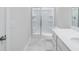 Bathroom with glass shower and a modern vanity, perfect for comfortable living at 2018 Quiet Ibis Rd, Hanahan, SC 29410