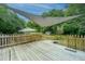 The back deck is partially shaded and offers ample space for entertaining outdoors with a fenced in yard at 2031 Thornhill Dr, Summerville, SC 29485