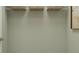 Empty walk-in closet with shelving for extra storage space in bedroom at 205 Agrarian Ave, Summerville, SC 29485