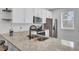 Stylish kitchen with stainless steel appliances, granite countertops, and modern fixtures at 208 Kirkland St, Goose Creek, SC 29445