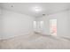 Bedroom with carpet, white walls and view to walk in closet and bath at 226 Clydesdale Cir, Summerville, SC 29486