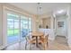 Cozy breakfast nook with sliding glass doors leading to an outdoor patio, and a built-in dry bar at 2336 Brinkley Rd, Johns Island, SC 29455