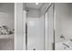Enclosed shower with clear glass and tile, providing a clean and modern look at 251 Emerald Isle Dr, Moncks Corner, SC 29461
