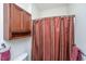 Well-maintained bathroom featuring vanity, a shower with curtain, and updated fixtures at 254 Mayfield Dr, Goose Creek, SC 29445